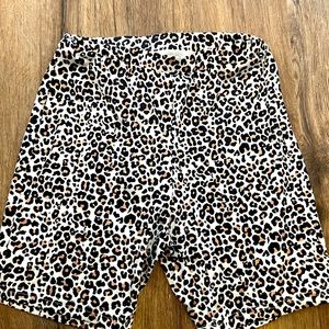 Shein Cheetah Biker Shorts